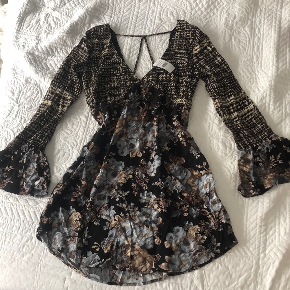 NWT Black and Tan dress